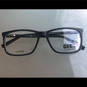 Geek Eyewear Black Matte Rx-Glasses.  NWOT.